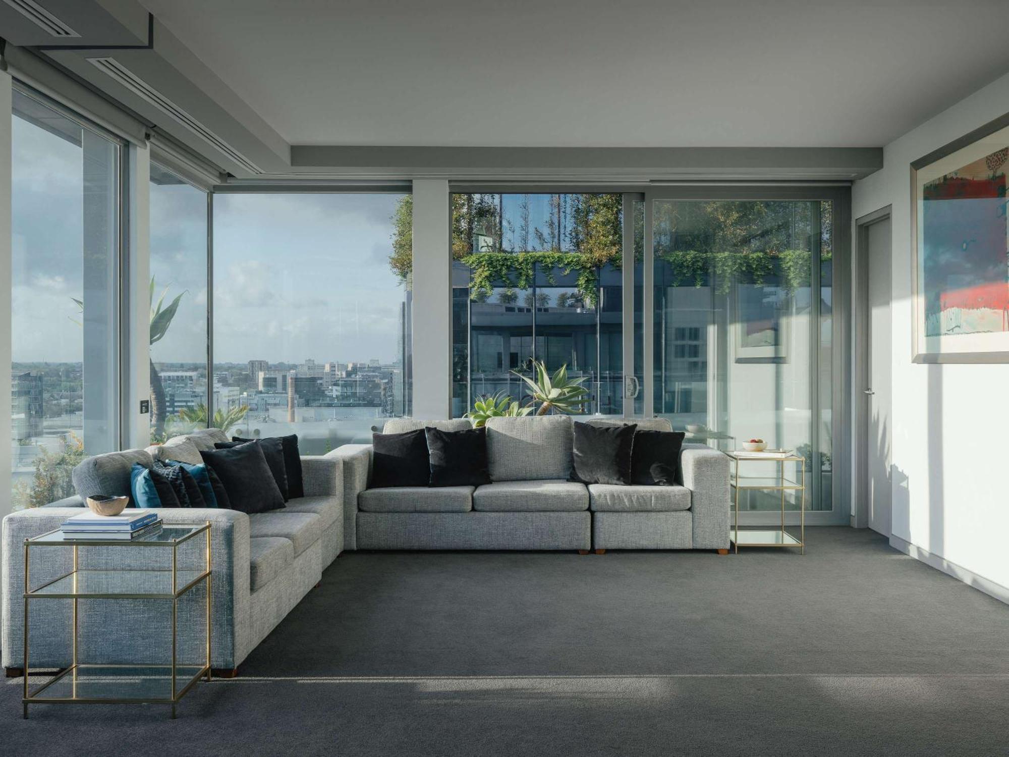 The Olsen Melbourne Art Series Екстер'єр фото Interior of a penthouse apartment